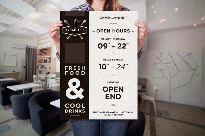Standard Posters from 4OVER4, part of a cannabis dispensary packaging set