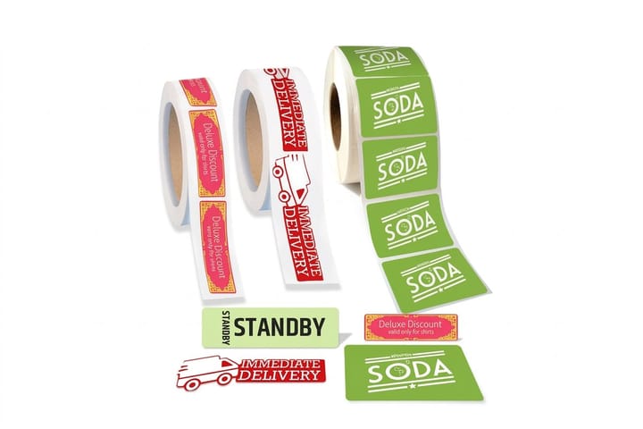 Roll Labels printed by 4OVER4