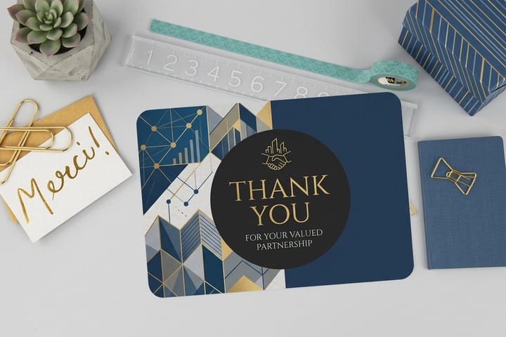 Business Thank You Cards printed by 4OVER4