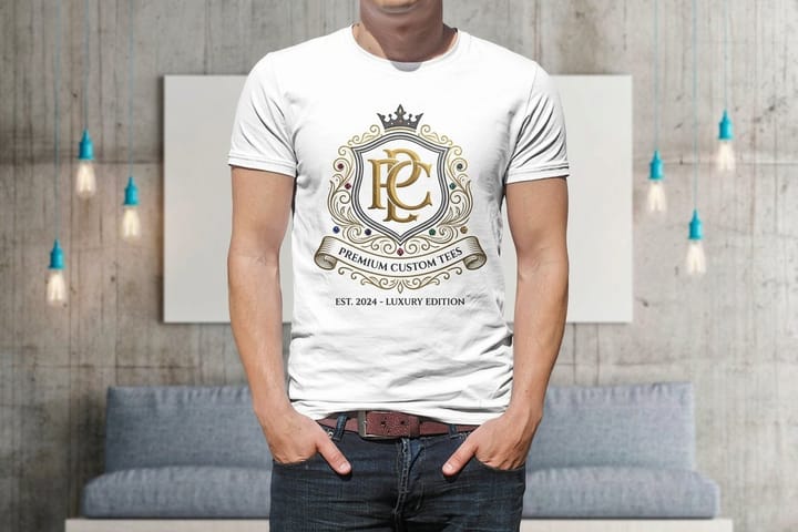 Crew t-shirts printed by 4OVER4 with a car wash logo on the back