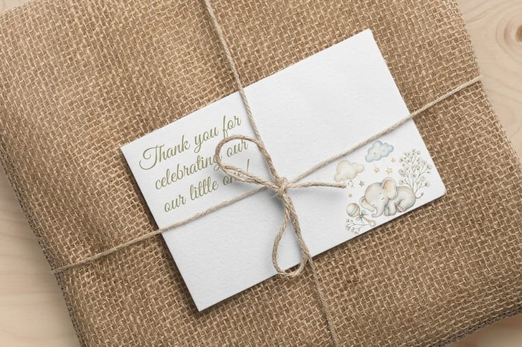 Nonprofit donor thank-you cards from 4OVER4 arranged as a set