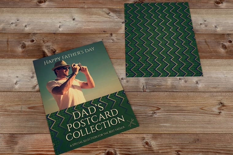 St. Patrick's Day promotional print pieces from 4OVER4 arranged as a set