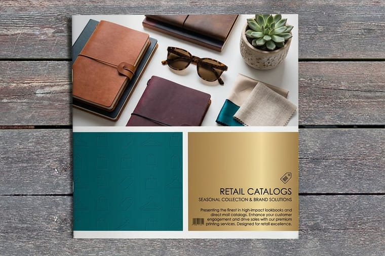 Retail catalogs from 4OVER4, the take-home closer of a furniture store marketing bundle