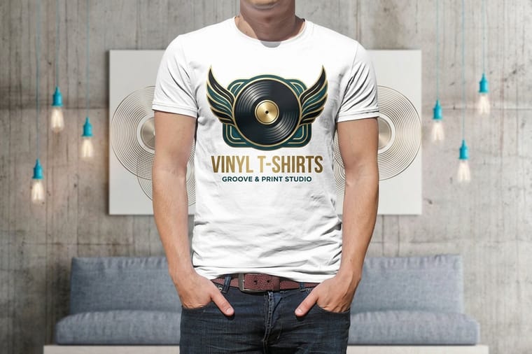 Custom printed athlete merch t-shirt from 4OVER4 with name and number