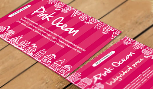 Custom event tickets in popular sizes printed by 4OVER4