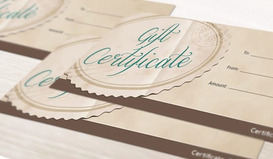 Free Gift Certificate Templates You Can Edit and Print