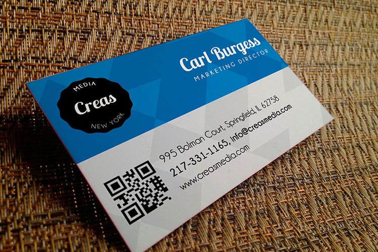 Custom trading cards in standard size with premium lamination, printed by 4OVER4