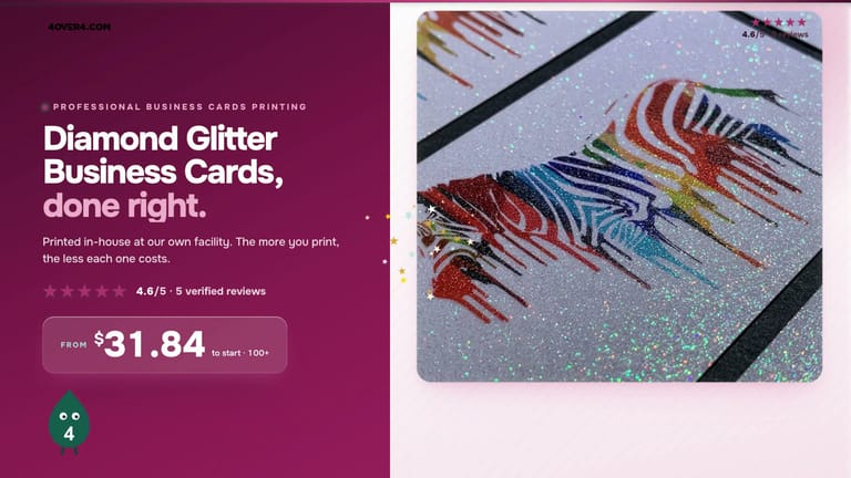 holographic glitter business cards Custom Double Sided Logo creation is FREE if youre just starting out and need help Luxury Business Cards: Holograpic, Glitter,