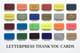 Letterpress Thank You Cards