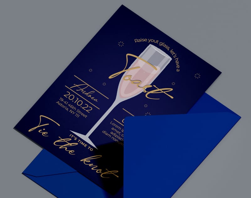 Fancy Wedding Invitation