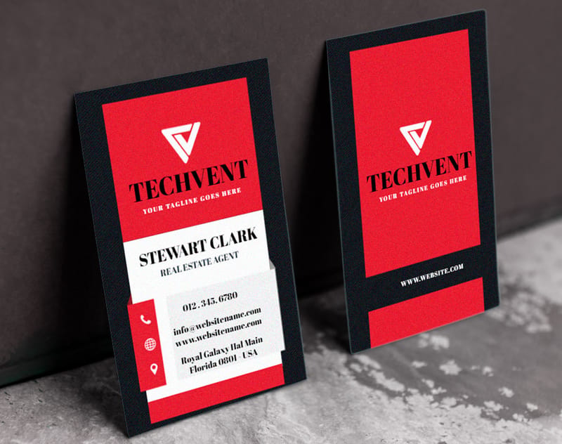 Kraft business cards
