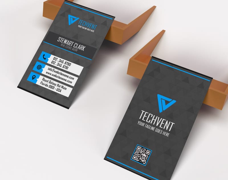 Kraft business cards