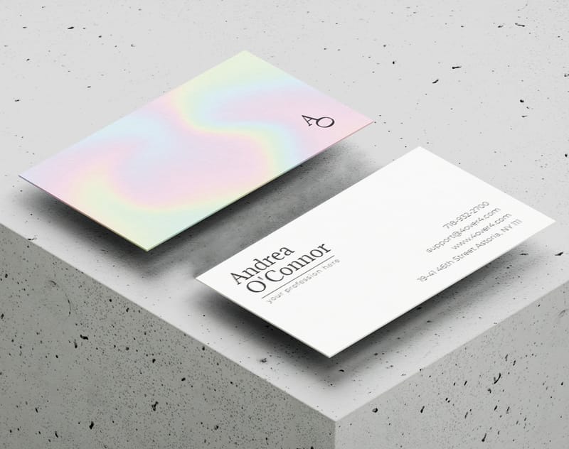 Holographic Business Card