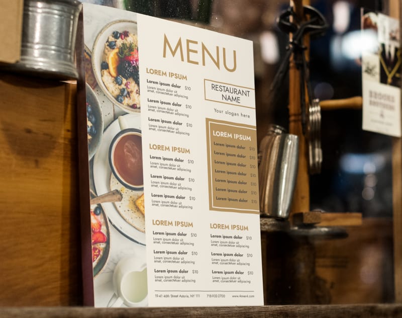 Restaurant Menu