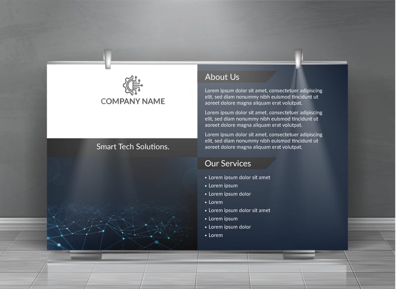 Trade Show Pop up display