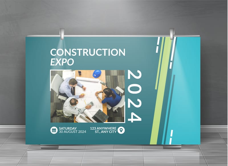 Construction Expo Pop up Display