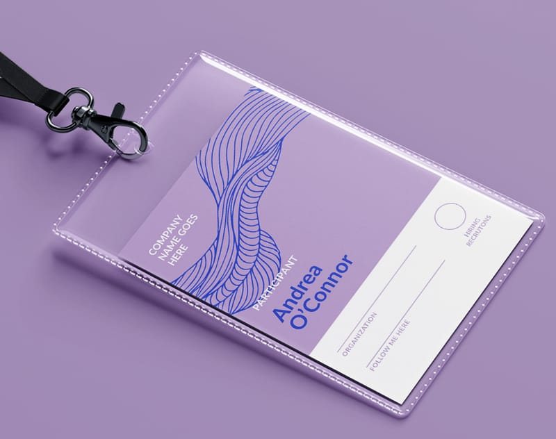 Colorful Event Badge