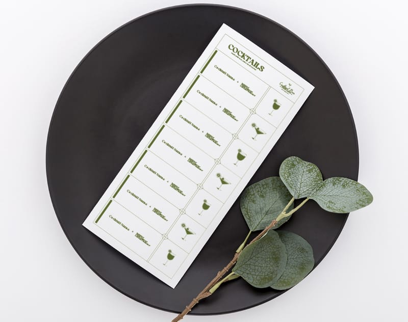 Cocktail Menu