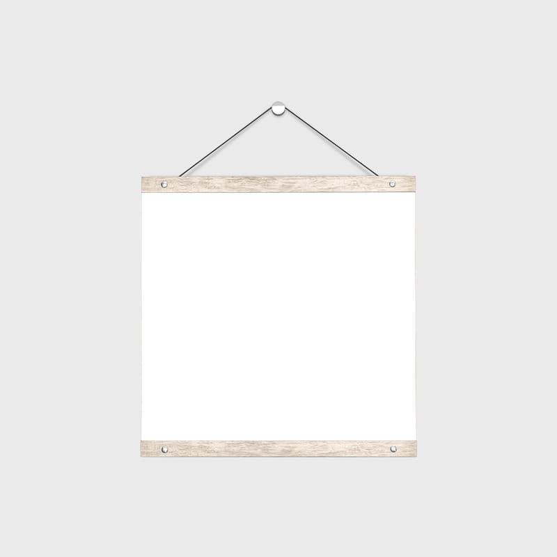 Wood Poster Hanger Frame