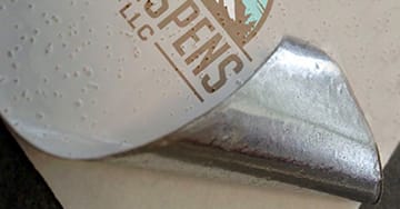 Aluminum Adhesive Foils - 4OVER4.COM