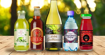 Bottle Labels Printing - 4OVER4.COM