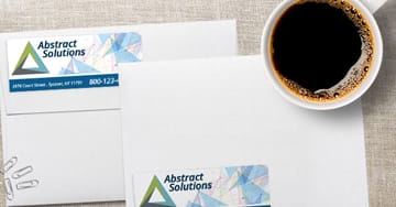 Business Labels Printing - 4OVER4.COM