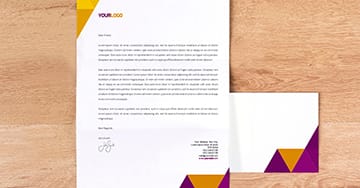 Letterheads Printing - 4OVER4.COM
