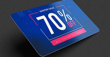 Plastic Card Printing - 4OVER4.COM