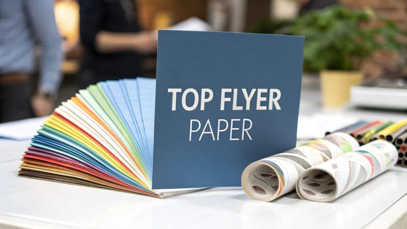 Best paper for flyer printing - best-paper-for-flyers by 4OVER4.COM