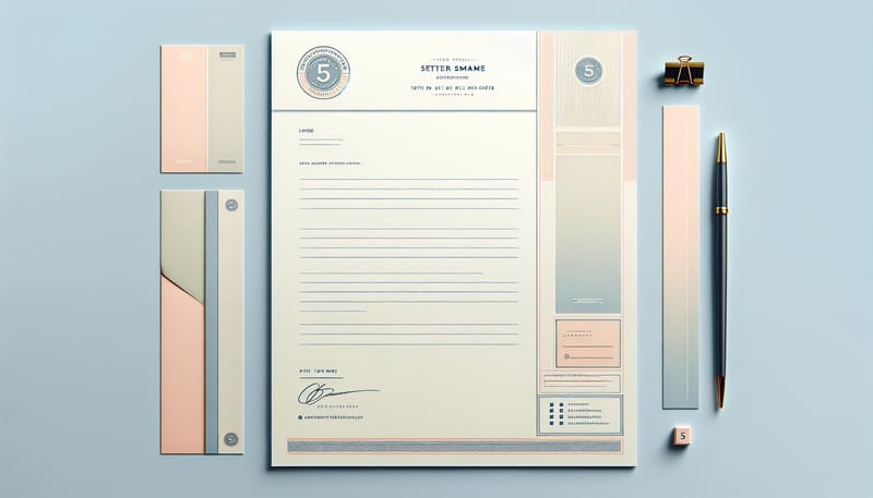how to make custom letterhead tutorial - how-to-make-professional-custom-letterhead-in-ms-word by 4OVER4.COM