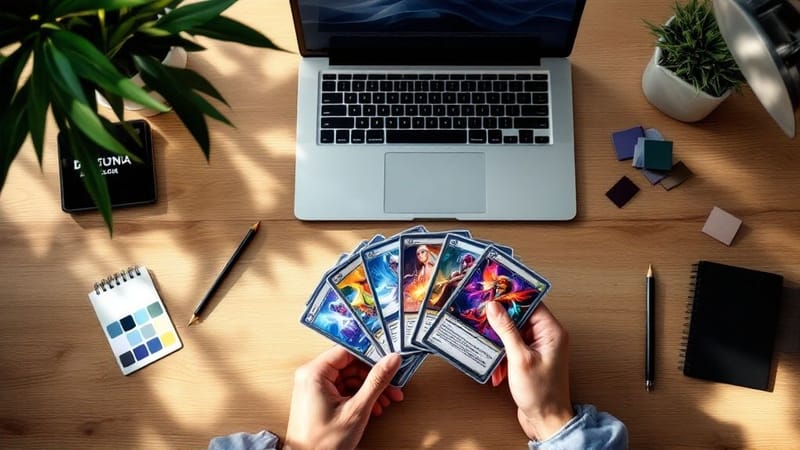 how to make trading cards - how-to-make-trading-cards by 4OVER4.COM