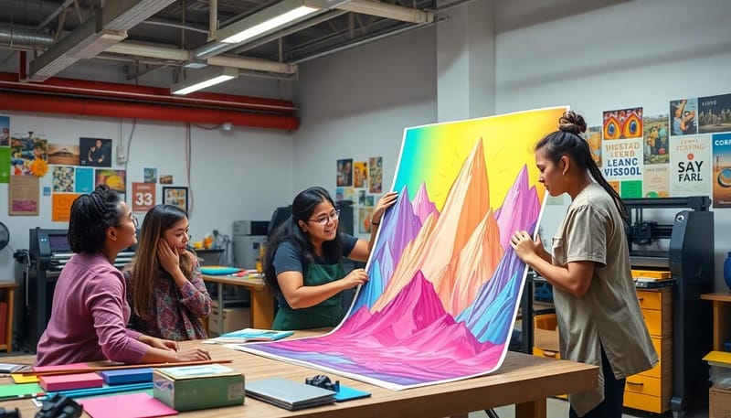 how 3d posters are made - how-unique-custom-3d-posters-are-made by 4OVER4.COM