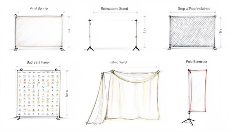 typical banner sizes - typical-banner-sizes by 4OVER4.COM