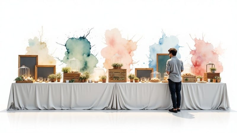 vendor table display design ideas - vendor-table-display-ideas by 4OVER4.COM
