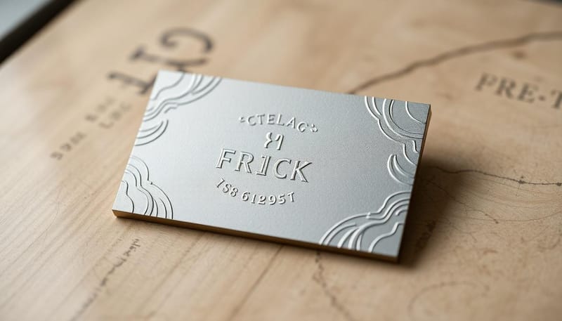 embossed gloss business cards explained - what-are-embossed-gloss-business-cards by 4OVER4.COM