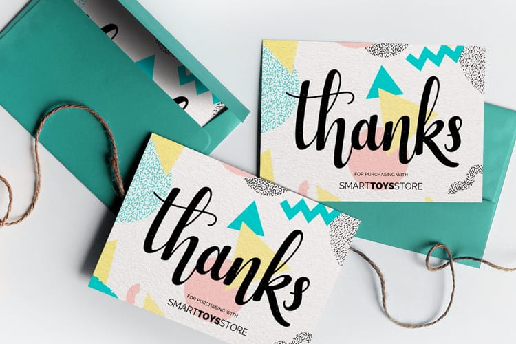 Thank You Business Card Ideas