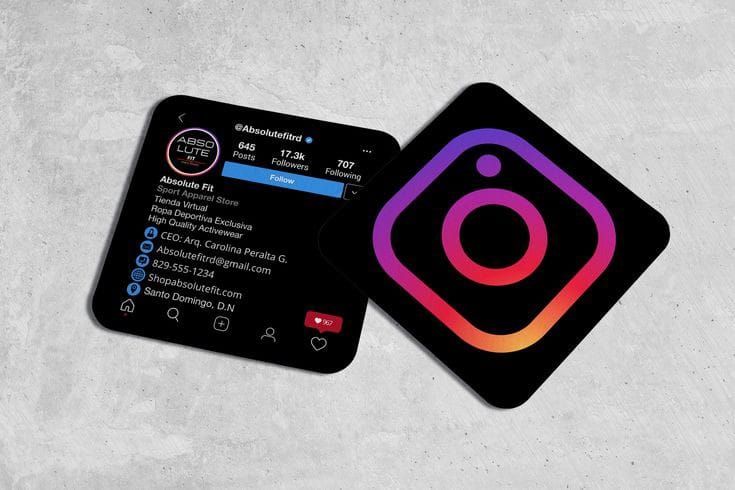  How To Write Instagram Handle On Business Card