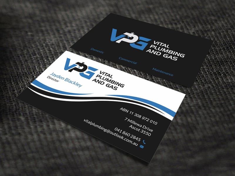 plumbing business card design ideas - 341291150406121674189a434840image by 4OVER4.COM