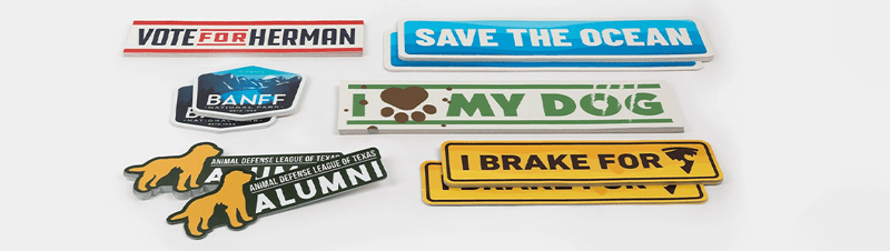 bumper sticker benefits explained - 10-reasons-bumper-stickers-are-awesome by 4OVER4.COM