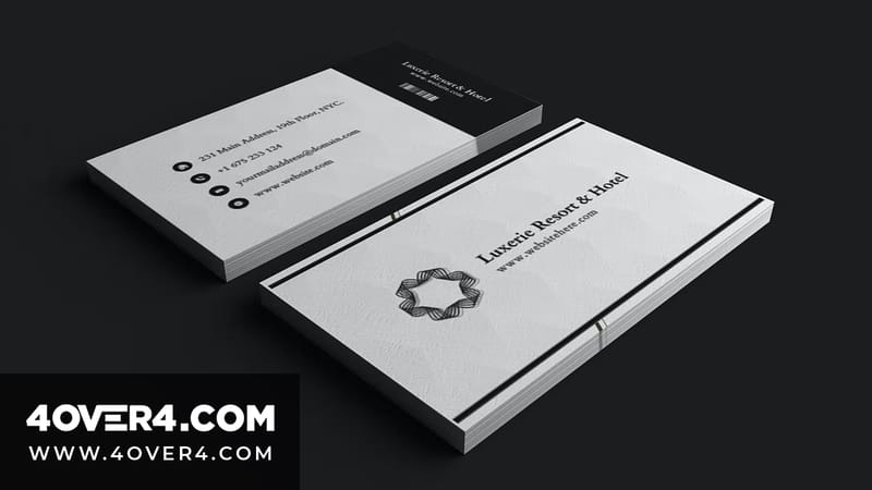 business card quantity planning guide - how-many-business-cards-should-i-order by 4OVER4.COM
