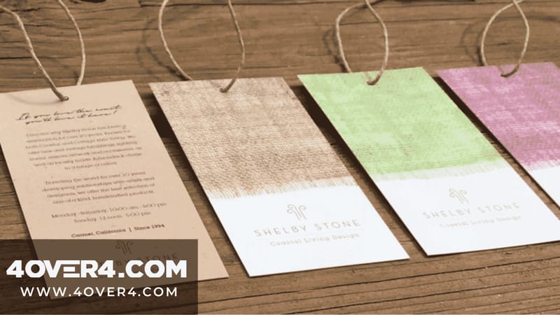 Importance of hang tags for business - why-are-hang-tags-still-important-for-businesses by 4OVER4.COM