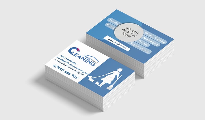 cleaning service business card ideas - business-card-ideas-for-cleaning-service by 4OVER4.COM
