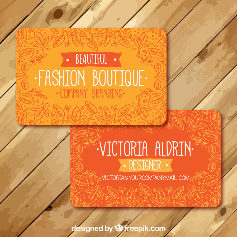 fashion boutique business card inspiration - fashion-boutique-business-card-ideas by 4OVER4.COM