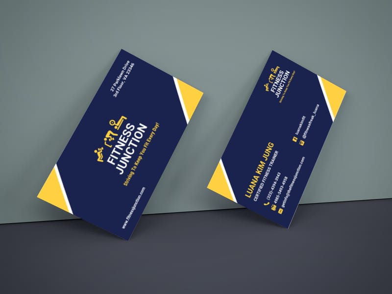 personal trainer business card ideas - business-card-ideas-for-personal-trainers by 4OVER4.COM