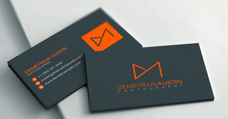 photographer business card design ideas - photographer-business-card-ideas by 4OVER4.COM