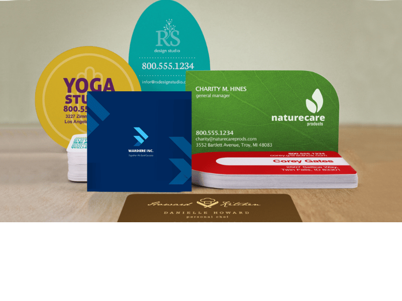 rounded vs square business cards guide - rounded-vs-square-business-cards-what-are-better by 4OVER4.COM