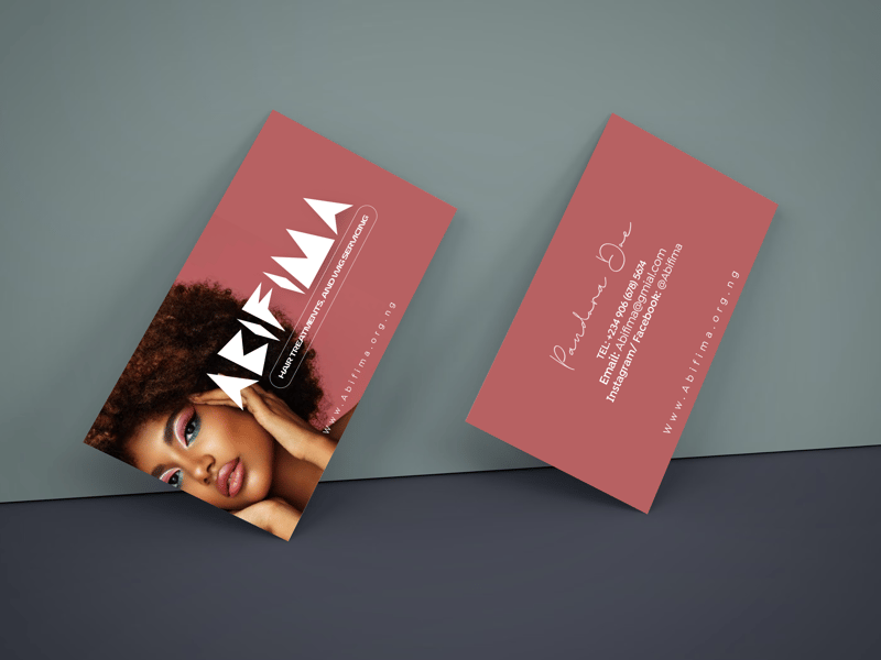 esthetician business card design ideas - esthetician-business-cards-ideas by 4OVER4.COM
