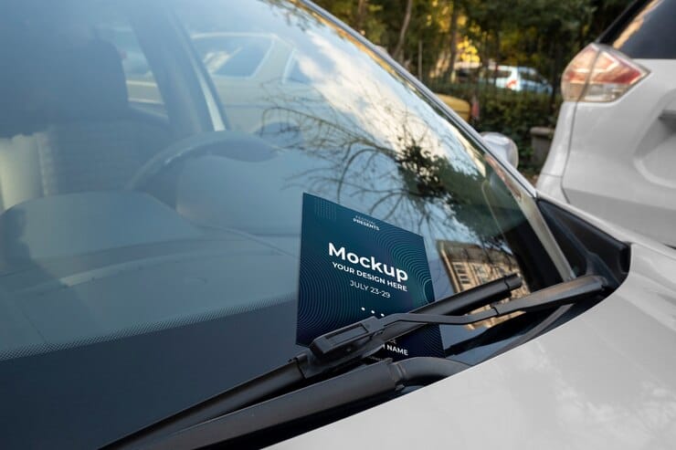 business card placement legal guide - is-it-illegal-to-put-business-cards-on-cars by 4OVER4.COM
