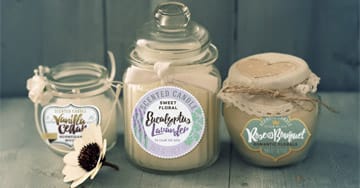 Premium Candle Labels