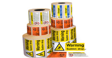 Print Custom Roll Warning Labe